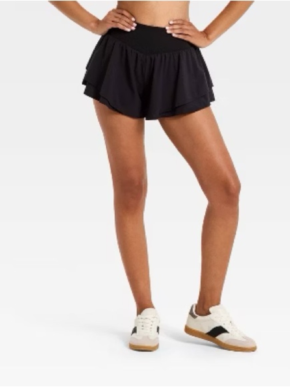 NWT Women’s All in Motion High Rise 2.5” Inseam Athletic Shorts Black Sz XL